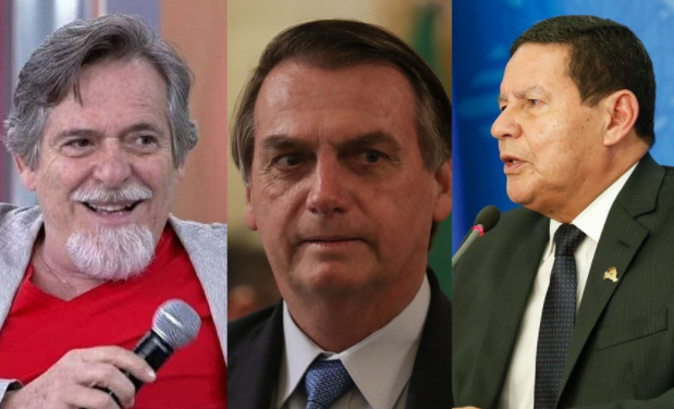José de Abreu, Bolsonaro e Mourão