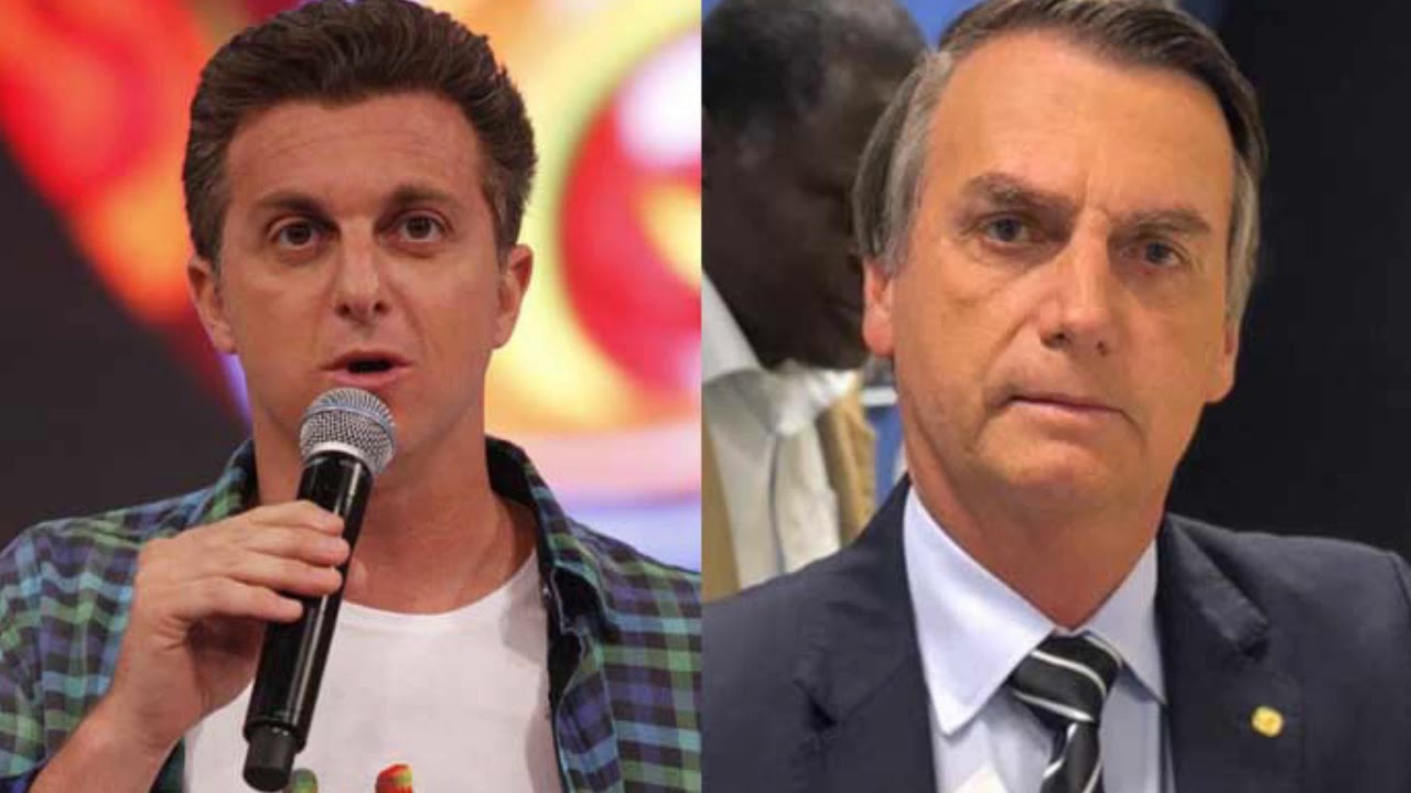 Luciano Huck e Bolsonaro