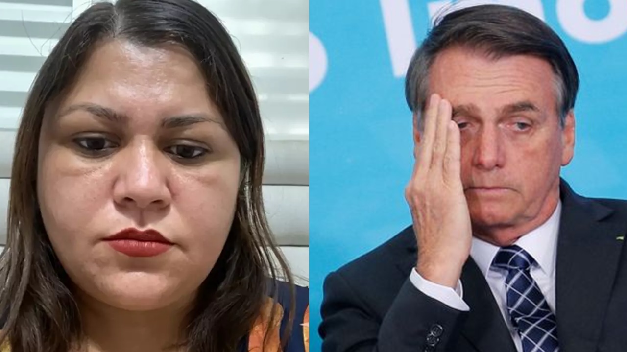 Lene Sensitiva e Jair Bolsonaro