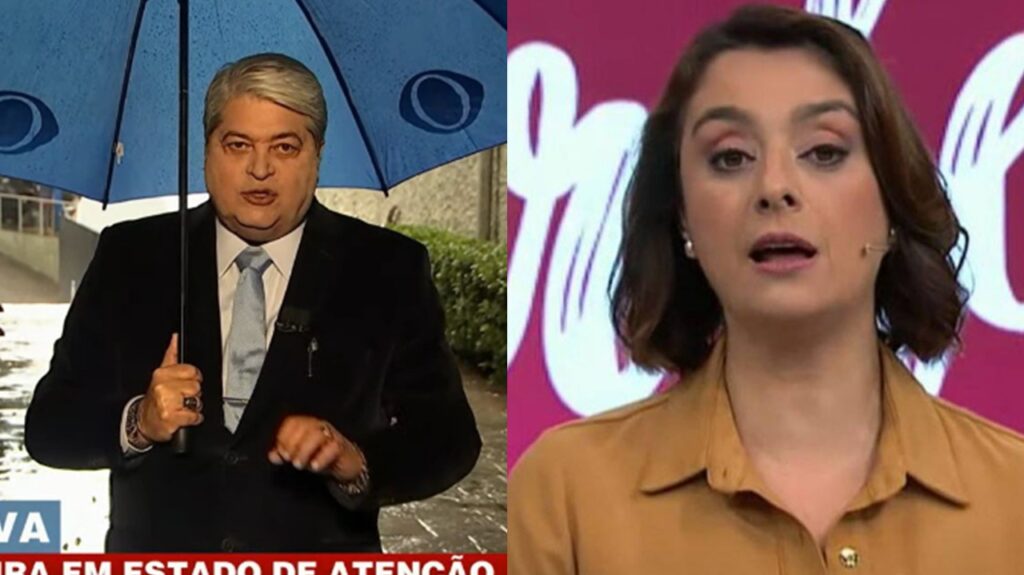 Datena e Catia Fonseca