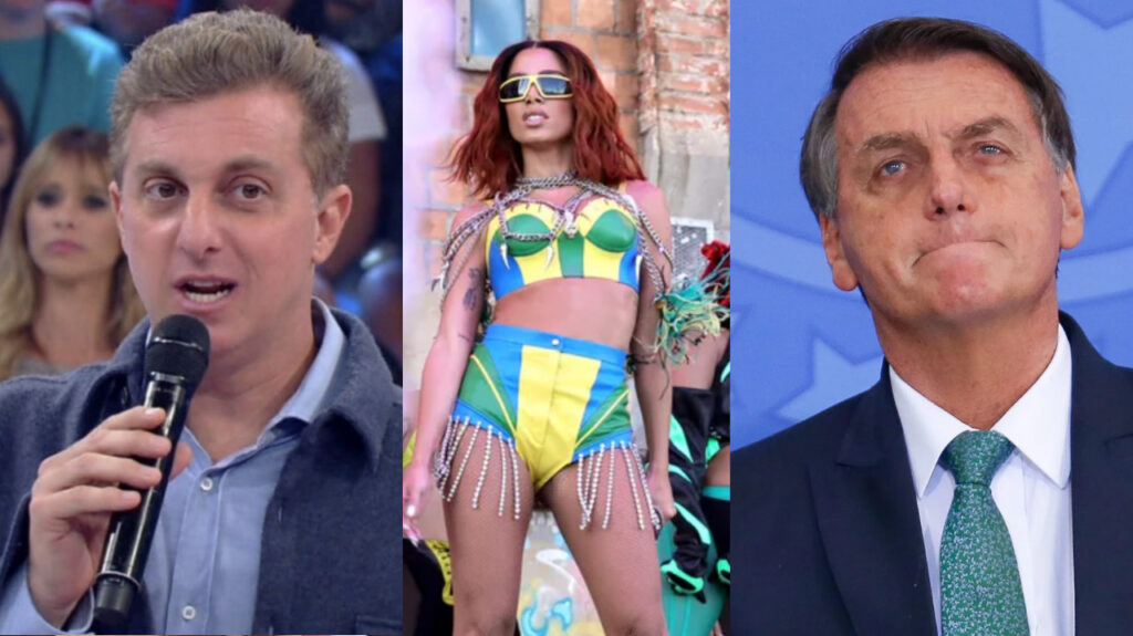 Luciano Huck critica Bolsonaro e elogia Anitta