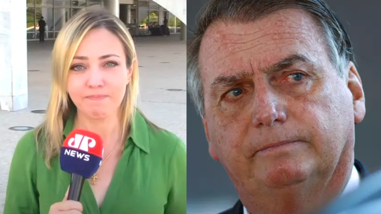 Repórter da Jovem Pan chora ao vivo ao noticiar ação da PF contra Jair Bolsonaro