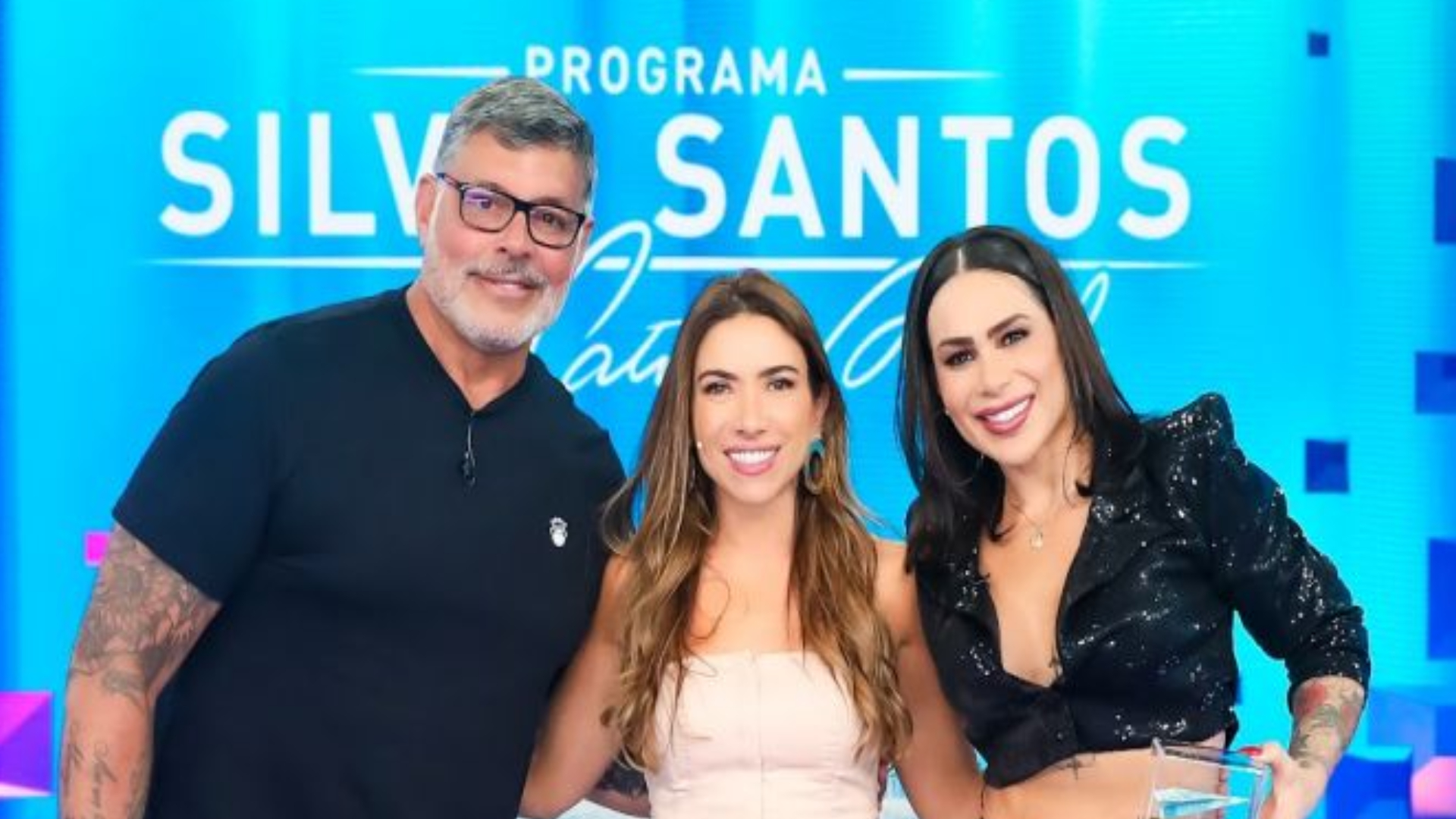 Alexandre Frota e esposa participam do Programa Silvio Santos